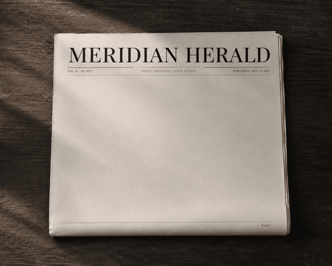 Publisher newspaper